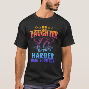 Camiseta Softball Shirt Mom Dad
