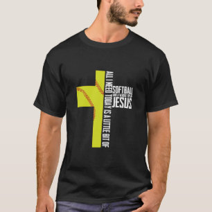Camiseta Softball Y Jesús Deporte Religioso