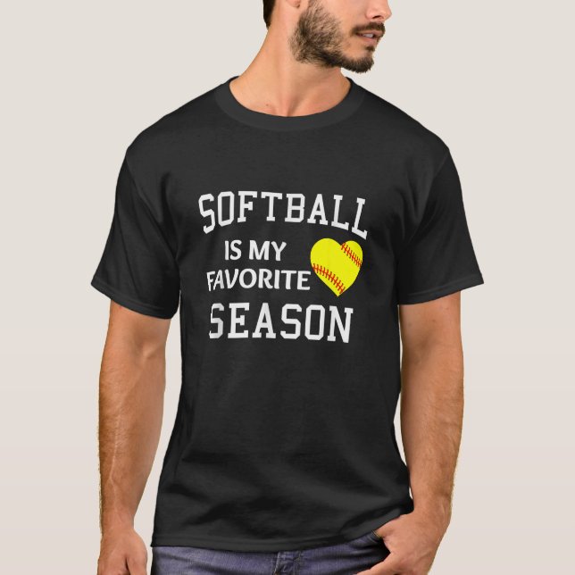 Camiseta Softballer Softball Es Mi Softball De Temporada Fa (Anverso)