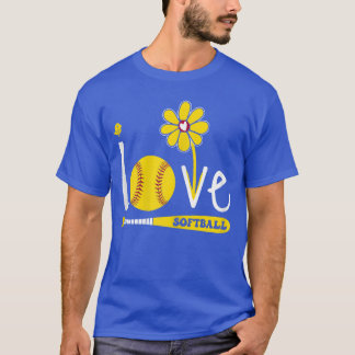 Camiseta Softbol Femenino s foreen Chicas Me encanta el sof