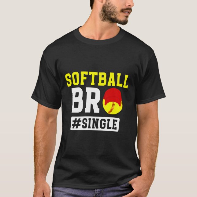 Camiseta Softll Bro Single Softll Brother Of A Softll Playe (Anverso)