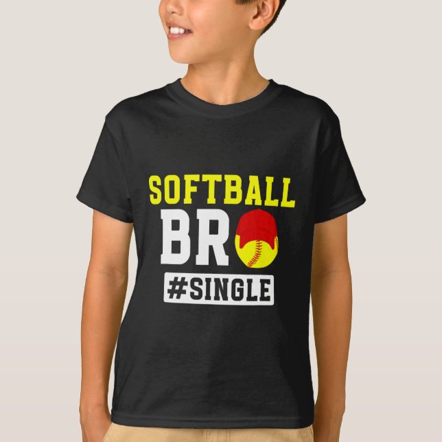 Camiseta Softll Bro Single Softll Brother Of A Softll Playe (Anverso)