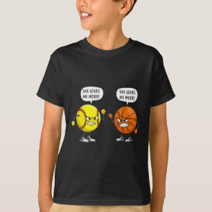 Camiseta Softll Sketll Ella Me Ama Más Mujeres
