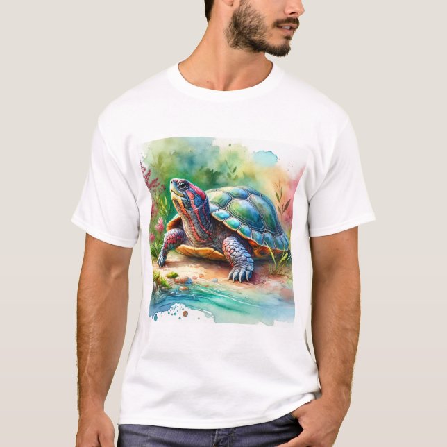 Camiseta Softshell Turtle 221024AREF149 - Watercolor (Anverso)