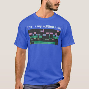 Camiseta Software de edición de video Editor de película Ed