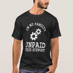 Camiseta Software de Soporte Técnico No Remunerado de Mi Fa