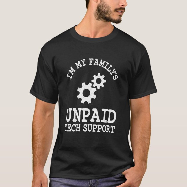 Camiseta Software de Soporte Técnico No Remunerado de Mi Fa (Anverso)
