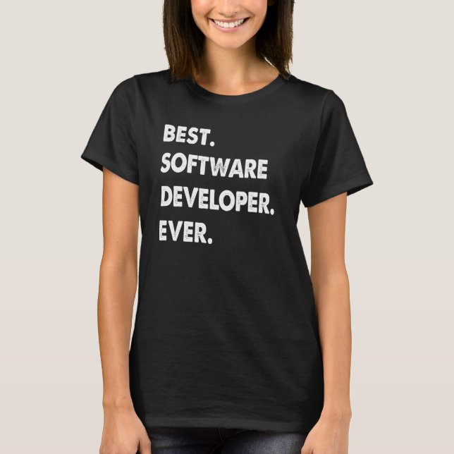 Camiseta Software Developer Profession Mejor Desarrollo de  (Anverso)