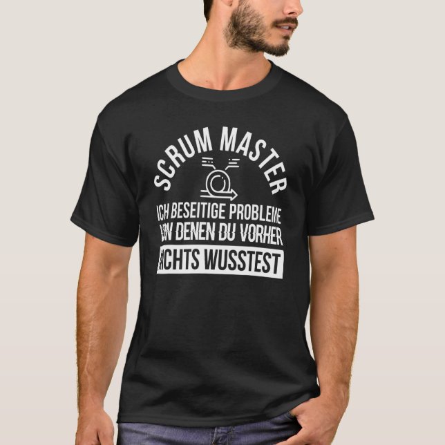 Camiseta Software Developer Project Management Scrum Master (Anverso)