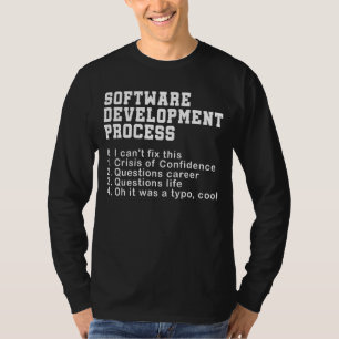 Camiseta Software Development Process Programmer Coder Nerd