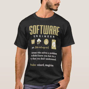 Camiseta Software Engineer Definition Coder