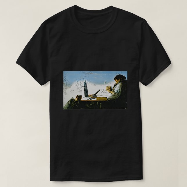 Camiseta Software Engineer Writing Code AIGENERATED ART (Diseño del anverso)