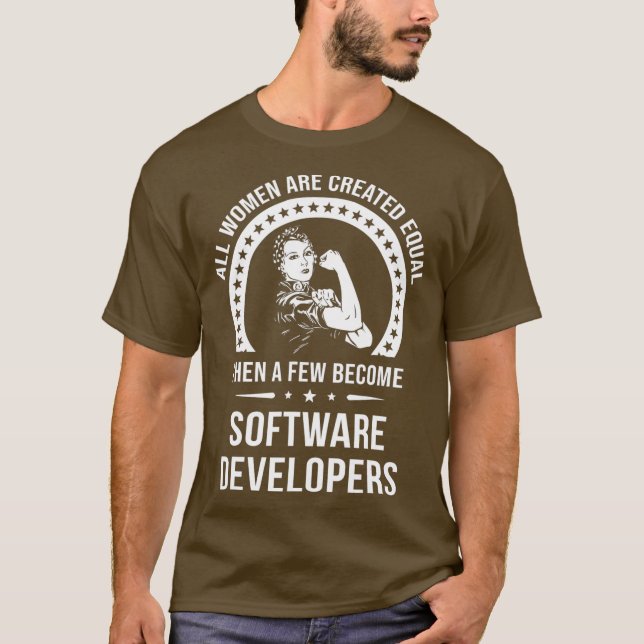 Camiseta Software para desarrolladores de software para muj (Anverso)