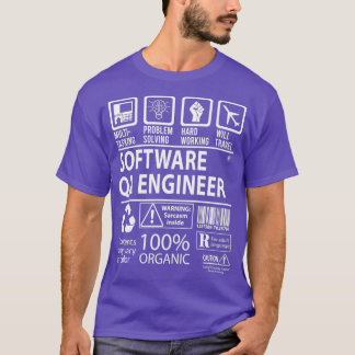 Camiseta Software Qa Engineer MultiTasking Certified Job Gi