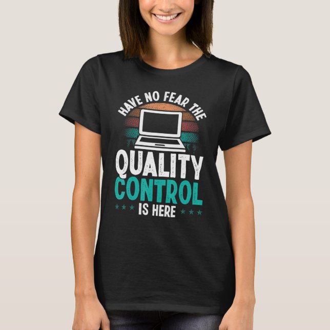 Camiseta Software Testing Vintage Quality Assurance Code Te (Anverso)
