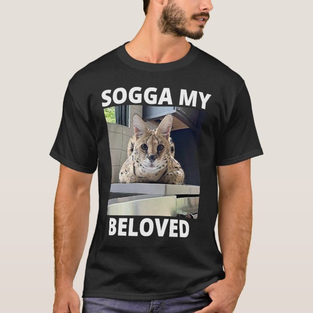 Camiseta Sogga Mi querido meme de gato serval (Anverso)