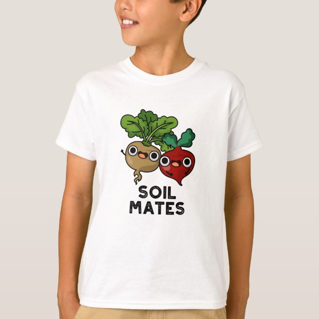 Camiseta Soil Mates Funny Abeja Raíz Pun (Anverso)