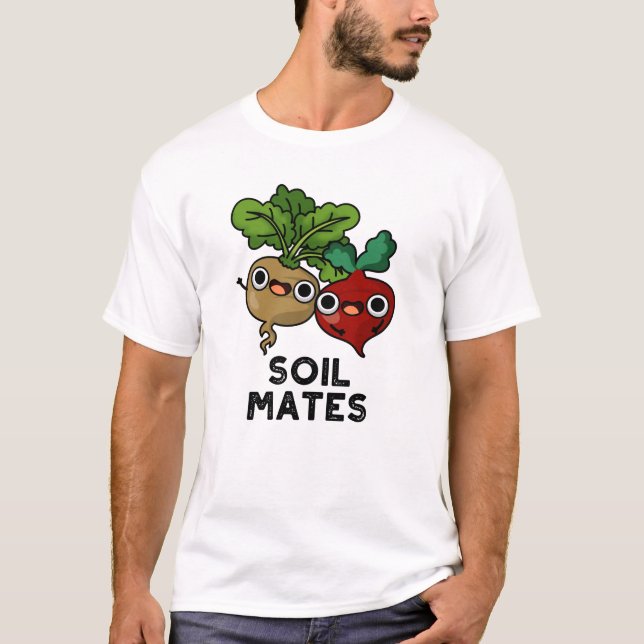 Camiseta Soil Mates Funny Abeja Raíz Pun (Anverso)