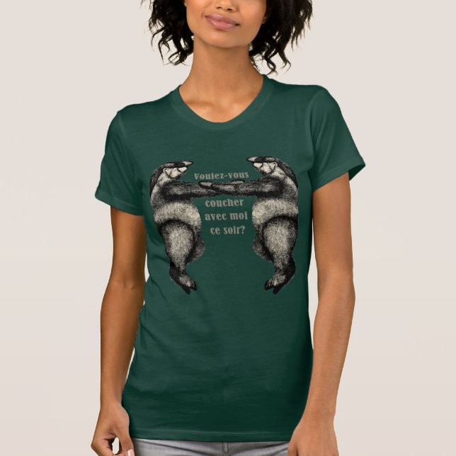 Camiseta ¿Soir del ce del moi del avec del coucher de (Anverso)