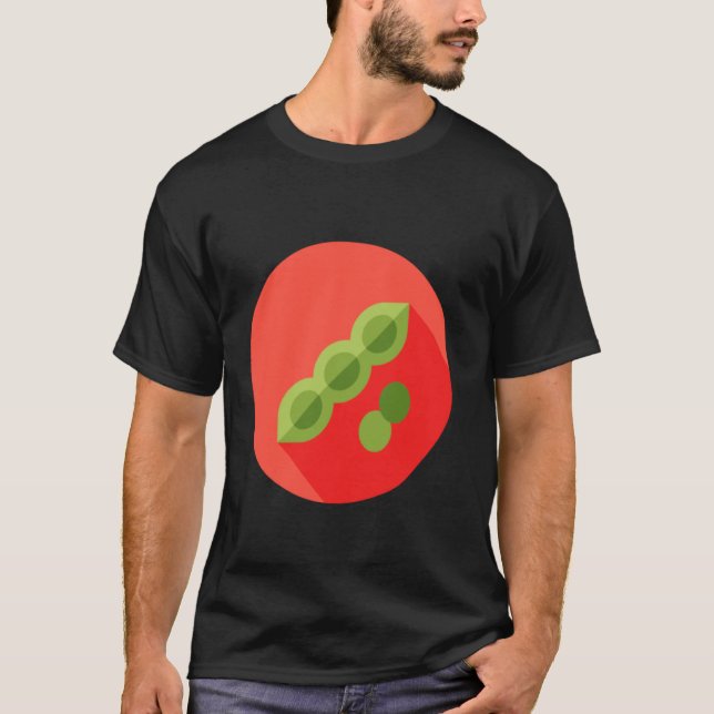 Camiseta Soja Edamame Vegana Vegetariana (Anverso)