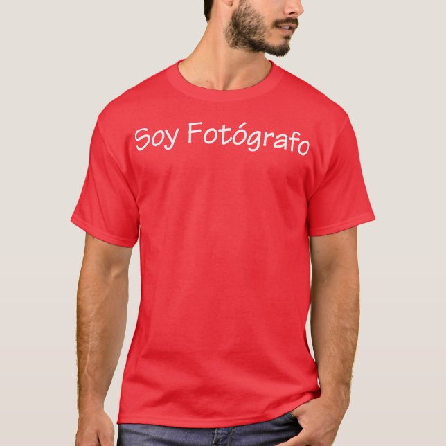 Camiseta Soja Fotografo (Anverso)