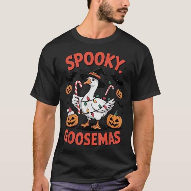 Camiseta Soky Goosemas Funny Goose Halloween Christmas Cost (Anverso)