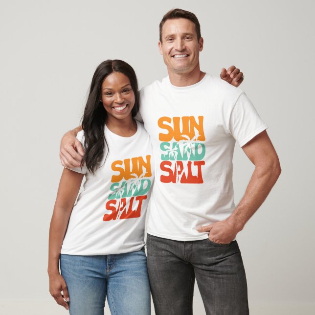 Camiseta Sol Arena Sal - Verano (Unisexo)