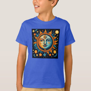 Camiseta Sol Celestial Y Luna