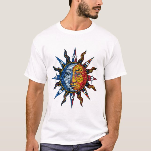 Camiseta Sol Celestial Y Luna (Anverso)