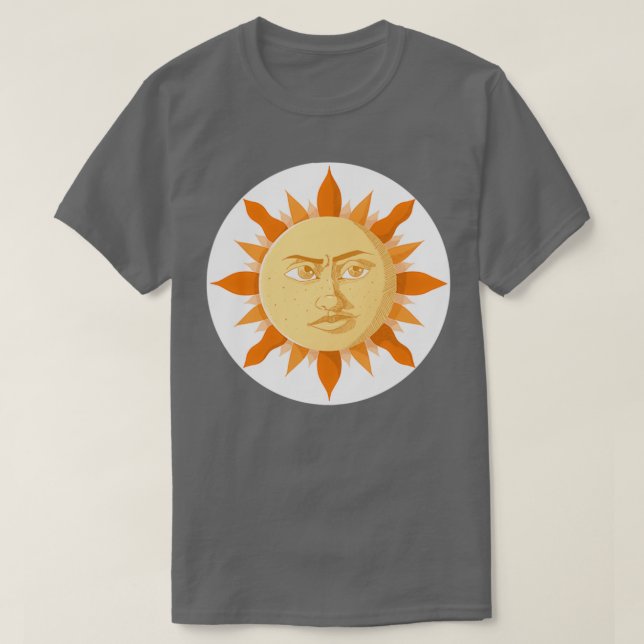Camiseta Sol con cara (Diseño del anverso)