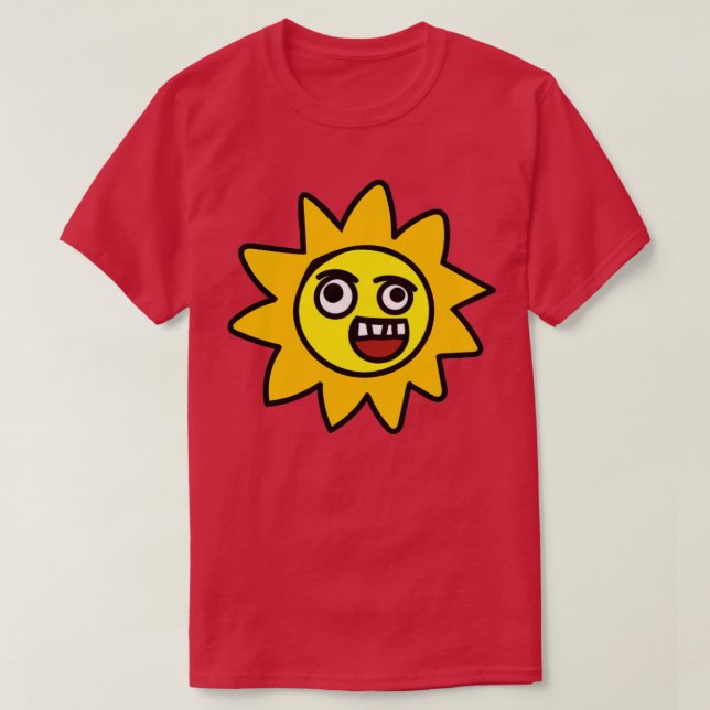 Camiseta Sol con cara (Diseño del anverso)