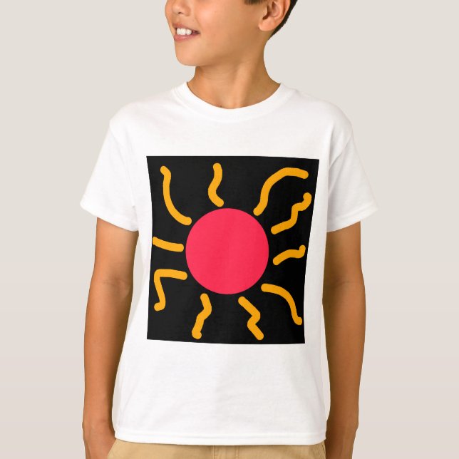 Camiseta Sol corto (Anverso)