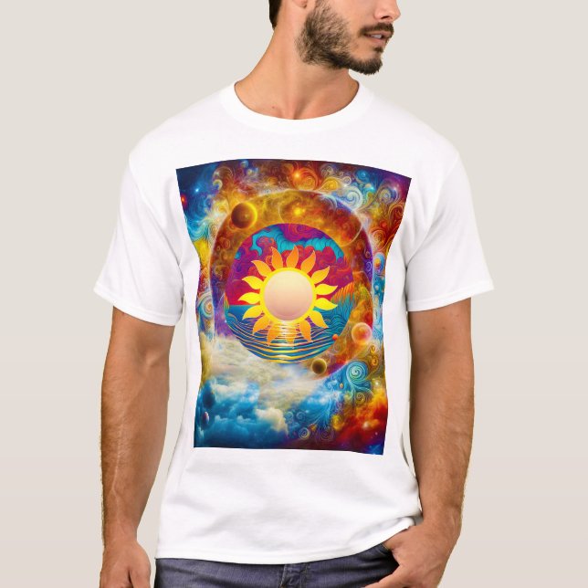Camiseta Sol cósmico (Anverso)