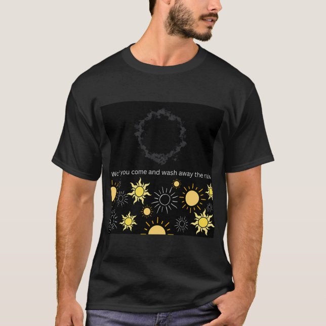 Camiseta Sol de Agujero Negro (Anverso)