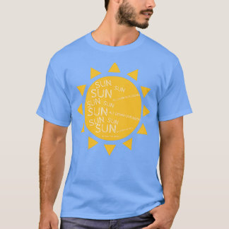 Camiseta Sol de cinco años