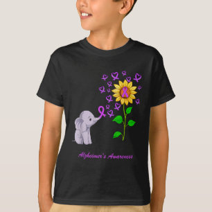 Camiseta Sol de concienciación sobre la cinta de elefantes