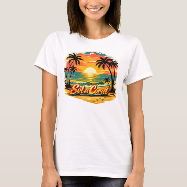 Camiseta Sol de Coral  (Anverso)