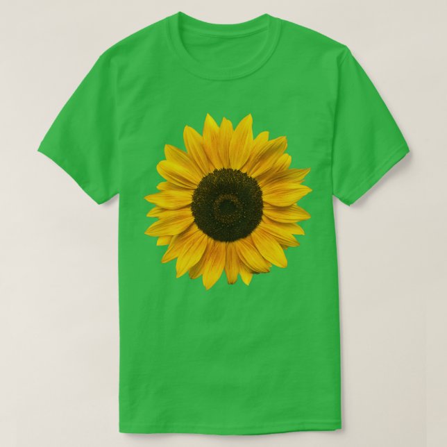 Camiseta Sol de flor de girasol (Diseño del anverso)