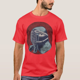Camiseta Sol de Kendo japonés retro con problemas