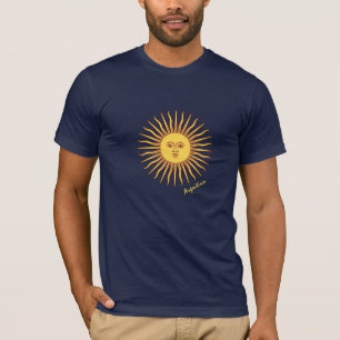 Camiseta Sol de Mayo, Argentina, Bandera y Sol de moda /pla