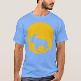 Camiseta Sol de medianoche Moose Suecia Escandinavia Norte1