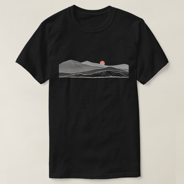 Camiseta Sol de montaña (Diseño del anverso)