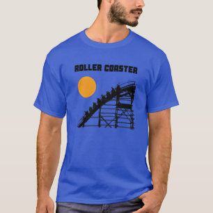 Camiseta Sol de montaña rusa clásica de madera