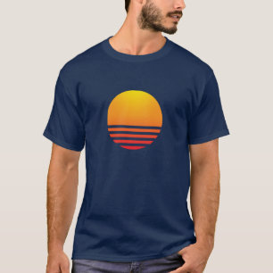 Camiseta Sol de onda sintética