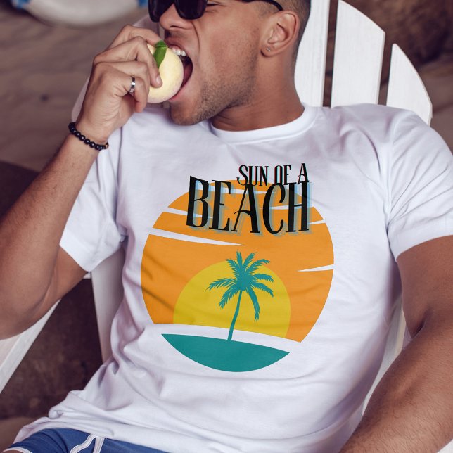 Camiseta sol de playa divertida cosecha Verano divertido (Subido por el creador)