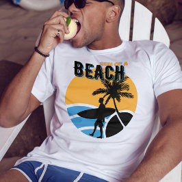 Camiseta sol de playa | surfista vintage