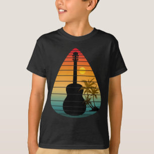 CAMISETA SOL DE PÚA DE GUITARRA DE TRENDY