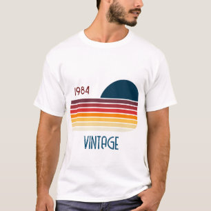Camiseta Sol de raya retro vintage 1984