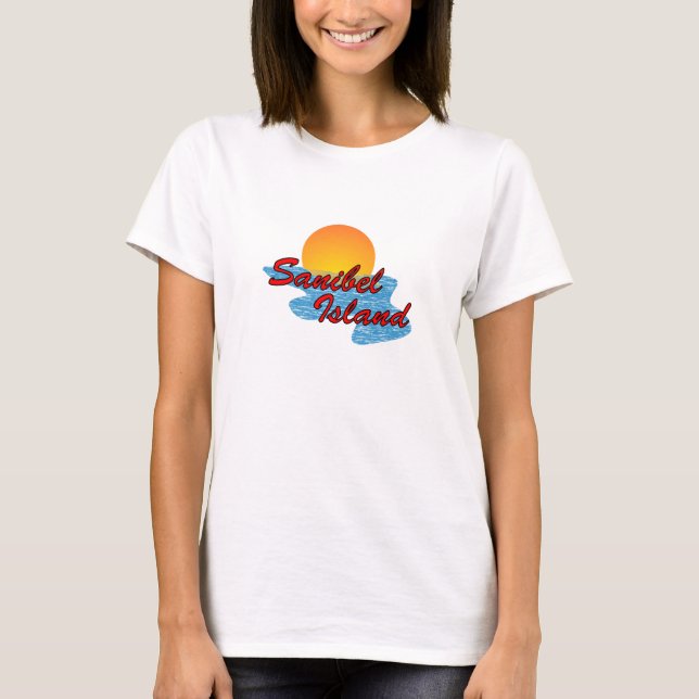 Camiseta sol de sanibel (Anverso)