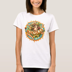 Camiseta Sol de Sicilia Trinacria